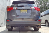 Rally Armor 16-18 Toyota RAV4 Black Mud Flap w/Red Logo