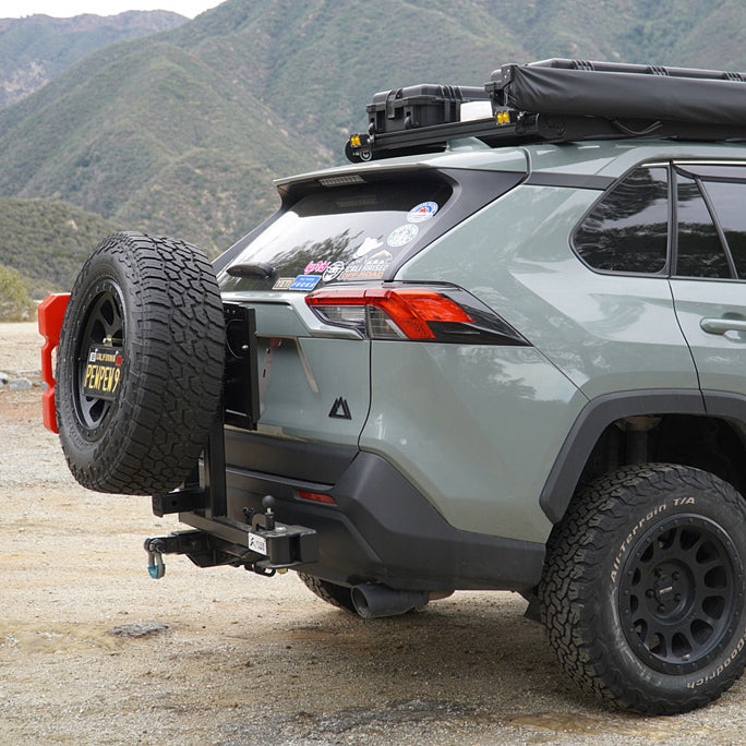 Rigid Armor Spare Tire Swing Out Hitch Carrier - Toyota RAV4 2019