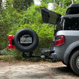 Rigid Armor SWING OUT Spare Tire Hybrid Hitch Carrier - Honda Element 2003-2001